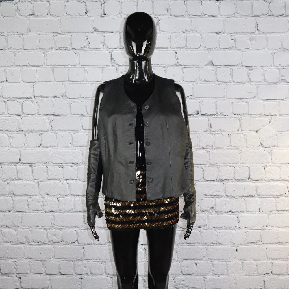 1980's Vintage Sequin Shirt by Caron of Chicago